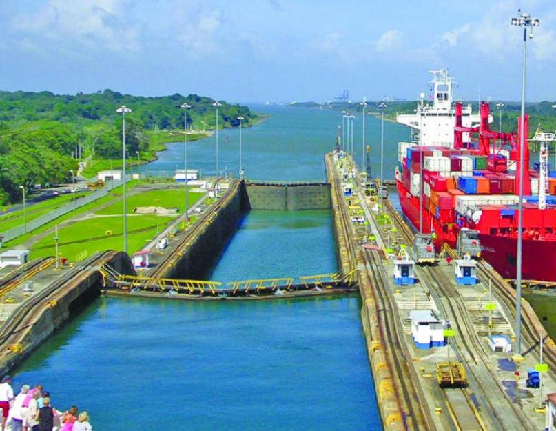 Прохождение панамского канала. Как устроен панамский канал
